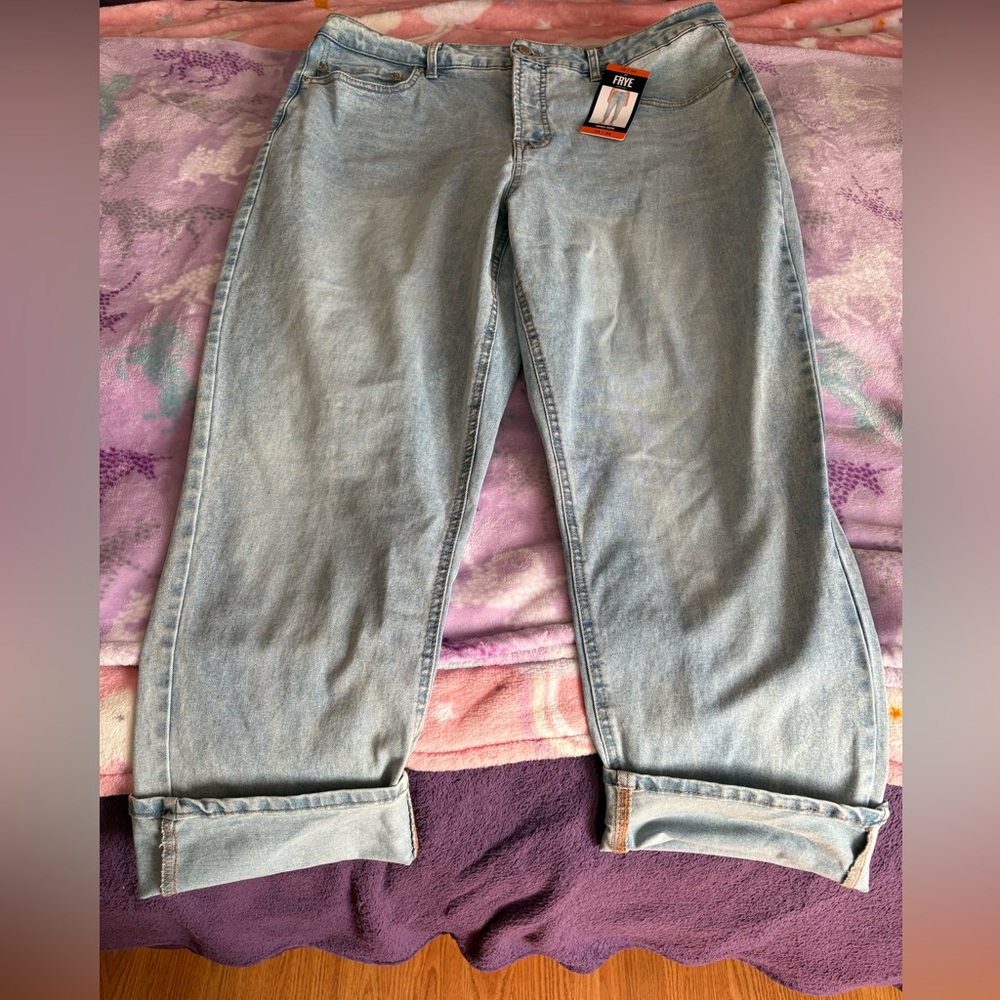 Frye Light Blue High-Rise Jeans